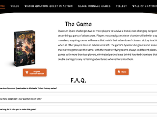 Quantum Quest Game / FAQ section